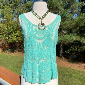 Ooh La La Embroidered Tank Top